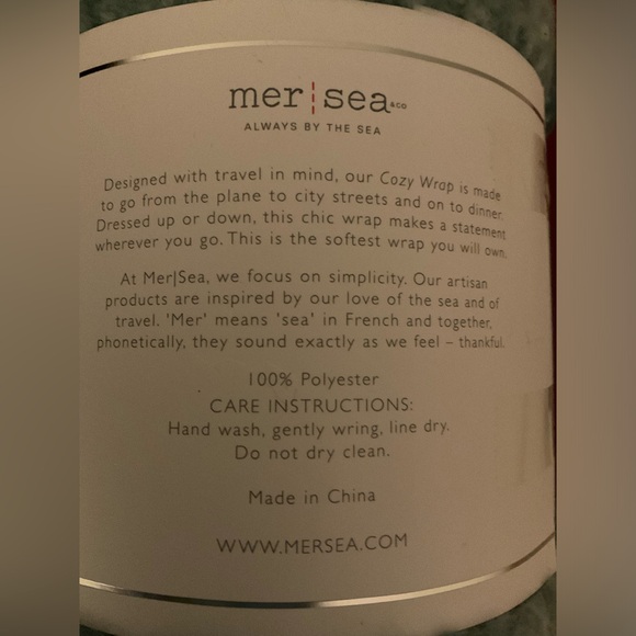 MER SEA Cosy Wrap - Picture 5 of 7
